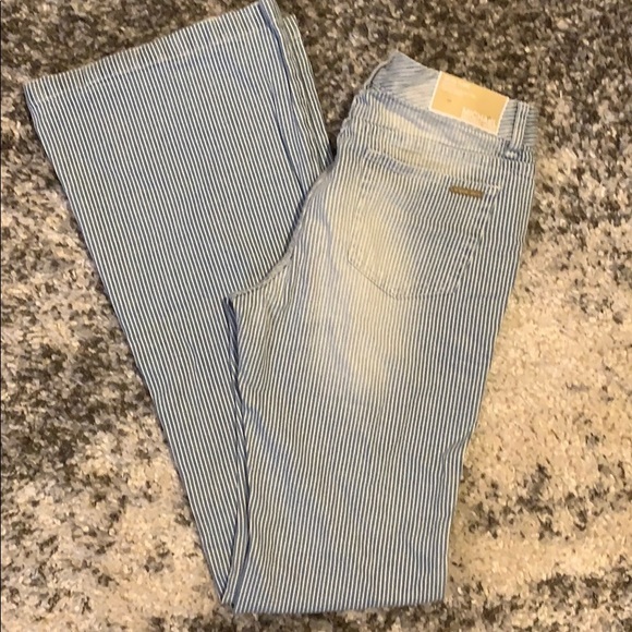 NWT Michael Michael Kors Selma Flare Hi Rise Jeans - Picture 2 of 6
